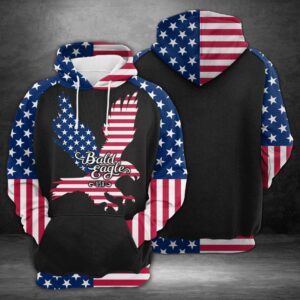 Bald Eagle Usa 3D Printed Hoodie/Zipper Hoodie - 3ad3a241ad2a