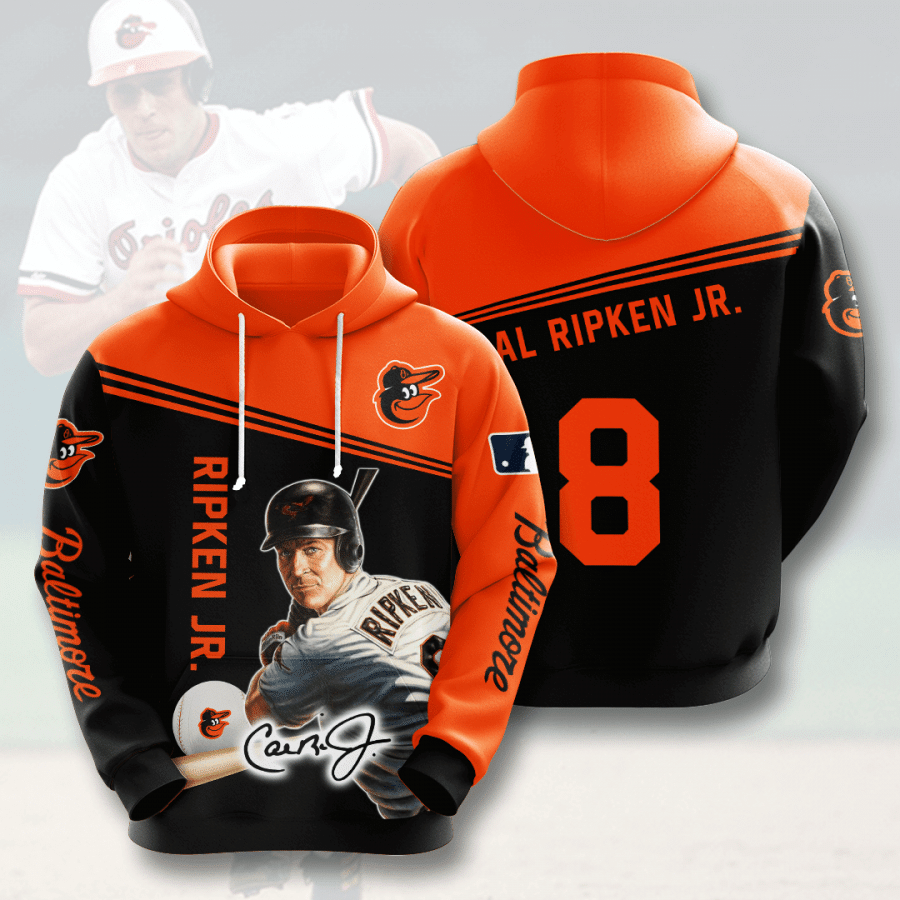 Baltimore Orioles Cal Ripken Jr 8 3D Hoodie - 372a7fb7f40c Baltimore Orioles Cal Ripken Jr 8 3D Hoodie - 372a7fb7f40c
