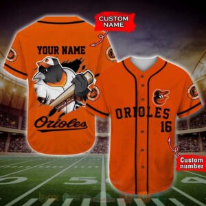 Baltimore Orioles Mlb Personalized Baseball Jersey