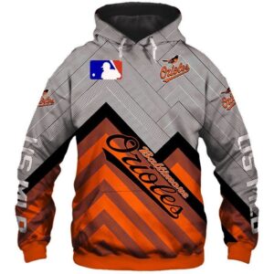 Baltimore Orioles Pullover And Zippered Hoodies Custom 3D Graphic Printed 3D Hoodie All Over Print Hoodie For Men For Women - 1b40a43c48f1