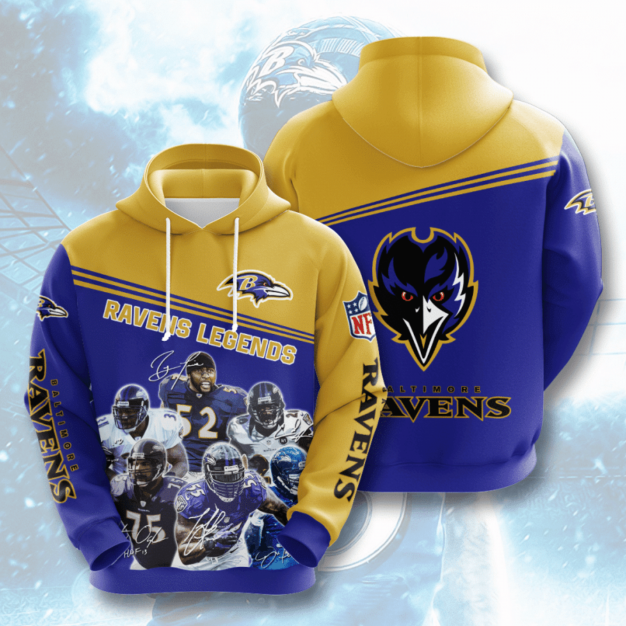 Baltimore Ravens 3D Hoodie - 9ff24db18f36 Baltimore Ravens 3D Hoodie - 9ff24db18f36