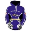 Baltimore Ravens 3D Hoodie Sweatshirt For Fans Men Women All Over Printed Hoodie - e5288bb9f2e5