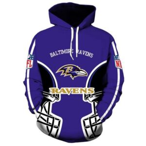Baltimore Ravens 3D Hoodie Sweatshirt For Fans Men Women All Over Printed Hoodie - e5288bb9f2e5