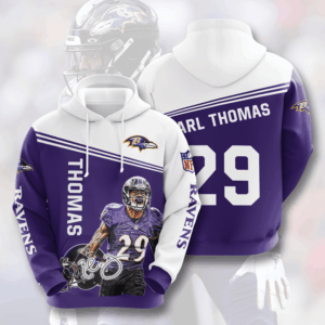 Baltimore Ravens 3D Hoodie - a2e17921d618
