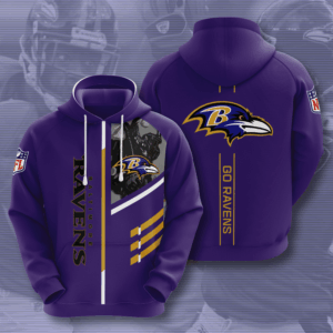 Baltimore Ravens 3D Hoodie - d60bf3f742df