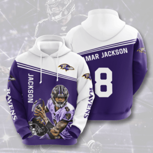 Baltimore Ravens 3D Hoodie - d93b8791aedb