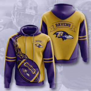 Baltimore Ravens 3D Hoodie - f34fd501c6d6