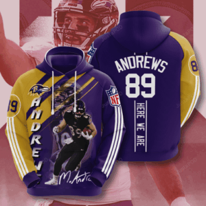 Baltimore Ravens Mark Andrews 3D Hoodie For Men For Women - 24135a191102