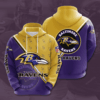 Baltimore Ravens NFL Men and Women 3D Full Printing Hoodie Zip Hoodie Baltimore Ravens 3D Full Printing Shirt Baltimore Ravens 3D Hoodie Shirt Design 3D Full Printed High Quality 2020 - e54686c27638