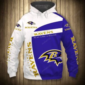Baltimore Ravens NFL Men and Women 3D Hoodie Baltimore Ravens NFL 3D Shirt Baltimore Ravens 3D All Over Printed Hoodie Shirt - 6171c4132922
