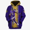 Baltimore Ravens Ncaa Football Lamar Jackson 3D Hoodie Sweatshirt For Fans Men Women Baltimore Ravens All Over Printed Hoodie. Baltimore Ravens 3D Full Printing Shirt - 1c642cfc3a5c
