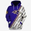Baltimore Ravens Ncaa Football Many Logo 3d Hoodie For Men For Women Baltimore Ravens All Over Printed Hoodie. Baltimore Ravens 3d Shirt - 0ef40f217e59