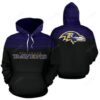 Baltimore Ravens Ncaa Football Maori Tattoo Black Blue 3d Hoodie For Men For Women Baltimore Ravens All Over Printed Hoodie. Baltimore Ravens 3d Full Printing Shirt - 14c8eab606d0