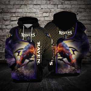 Baltimore Ravens Nfl Football The Bird Fire 3d Hoodie For Men For Women Baltimore Ravens All Over Printed Hoodie. Baltimore Ravens 3d Shirt - f1205c537688