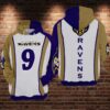 Baltimore Ravens Nfl Football White 3D Hoodie For Men For Women Baltimore Ravens All Over Printed Hoodie. Baltimore Ravens 3D Full Printing Shirt - c6d240be509c