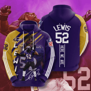 Baltimore Ravens Ray Lewis 3D Hoodie For Men For Women - 57589ffc79b1