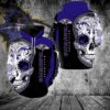 Baltimore Ravens Skull Full All Over Print 3D Hoodie For Men And Women - 90ac2d39ba8e