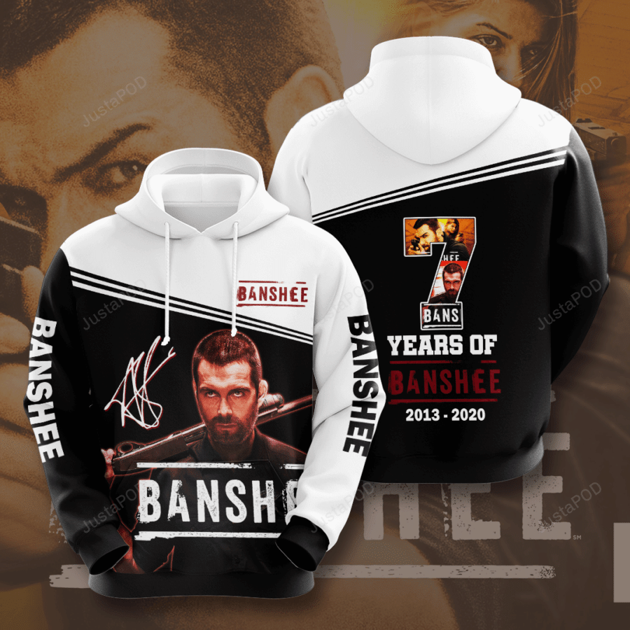 Banshee Movie Character Anniversary 7 Years 3D Hoodie For Men For Women Banshee Movie Character Anniversary 7 Years 3D Hoodie For Men For Women