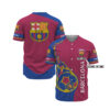 Barcelona Custom Name Baseball Jersey
