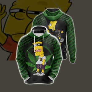 Bart The Simpsons Unisex 3D Hoodie All Over Print Hoodie1259 - 4f4ba9258ed6