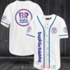 Baskin Robbins White Baseball Jersey