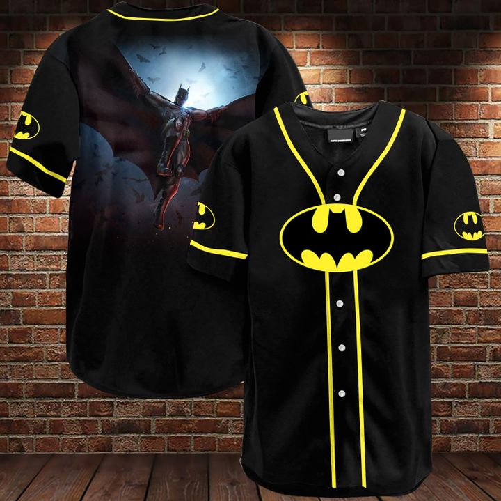 Batman Baseball Jersey Batman Baseball Jersey