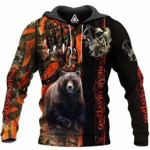 Bear Hunting 3D Hoodie  - 841dda4bfda8