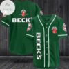 Beck’S Beer Logo Baseball Jersey Shirt