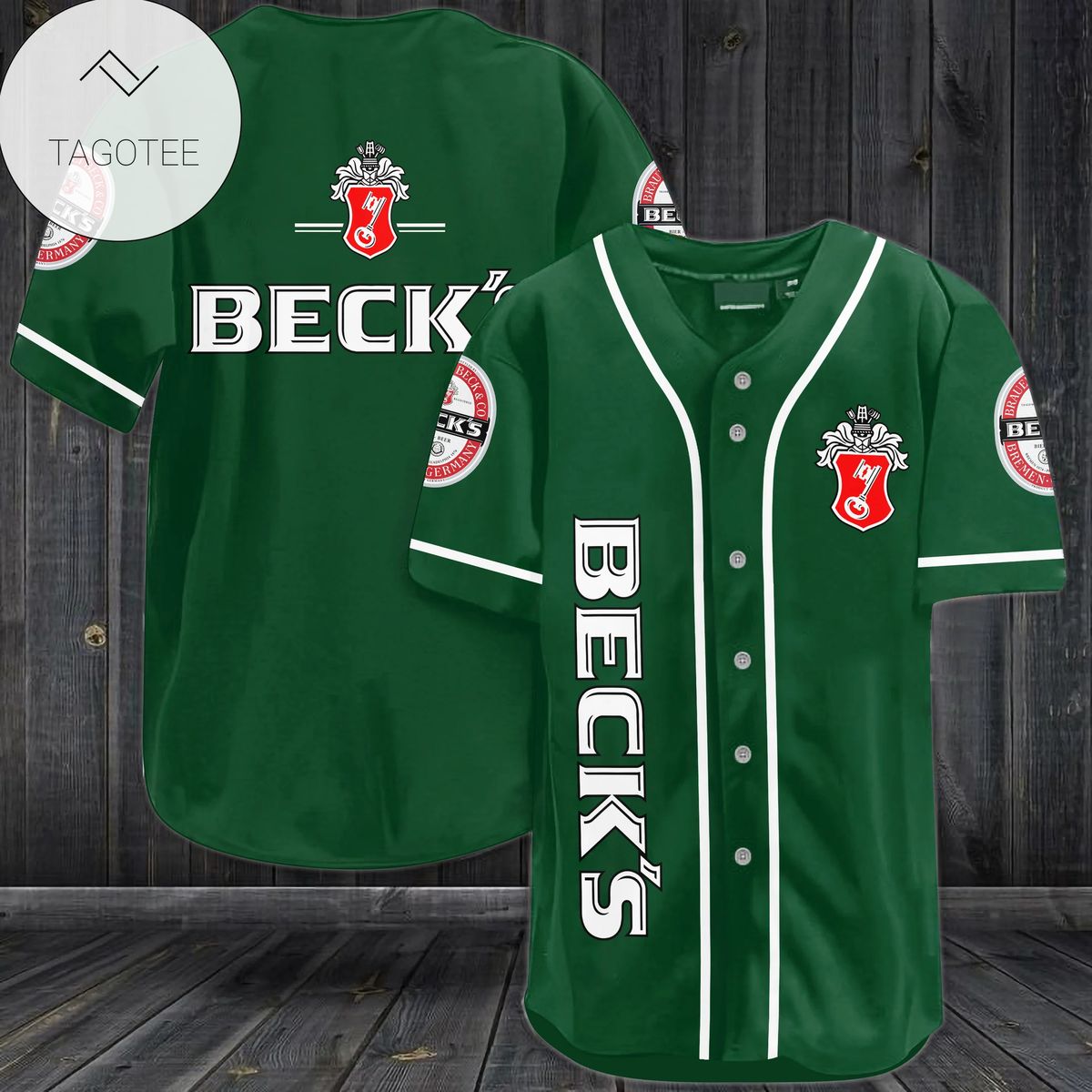 Beck’S Beer Logo Baseball Jersey Shirt Beck’S Beer Logo Baseball Jersey Shirt