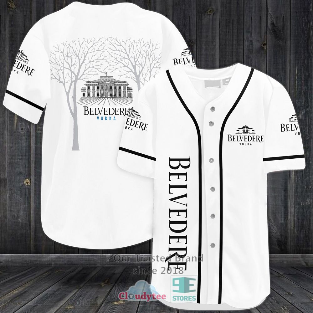Belvedere Vodka Baseball Jersey Shirt Belvedere Vodka Baseball Jersey Shirt