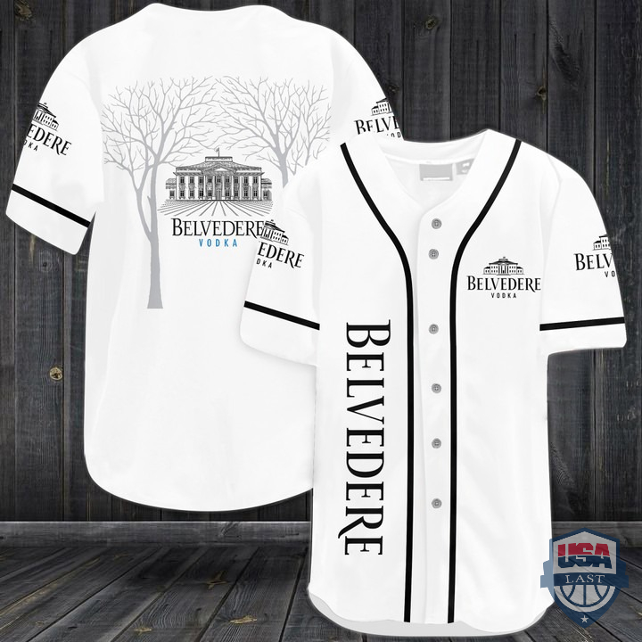 Belvedere Vodka Baseball Jersey Shirt Belvedere Vodka Baseball Jersey Shirt