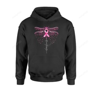 Besteever Dragonfly Never Give Up Breast Cancer Awareness TL304 ï¿½ Standard 3D Hoodie For Men Women All Over 3D Printed Hoodie - 5667f19580bf