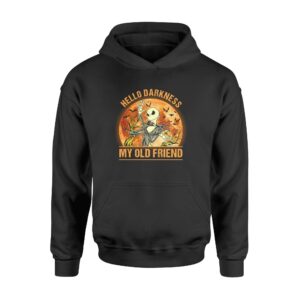 Besteever Funny Best Friend Halloween Hello Darkness My old friend Boo Ghost Witch TX195US_fullprint ï¿½ Standard 3D Hoodie For Men Women All Over 3D Printed Hoodie - b651841d84e8
