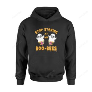Besteever Funny Best Friend Halloween Stop staring at my Boo Bees Ghost Witch TX238_fullprint ï¿½ Standard 3D Hoodie For Men Women All Over 3D Printed Hoodie - c393be968a4f