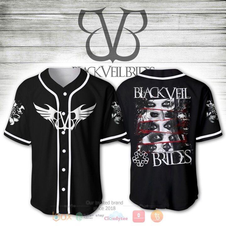Black Veil Brides Baseball Jersey Shirt Black Veil Brides Baseball Jersey Shirt