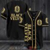Black Velvet Baseball Jersey