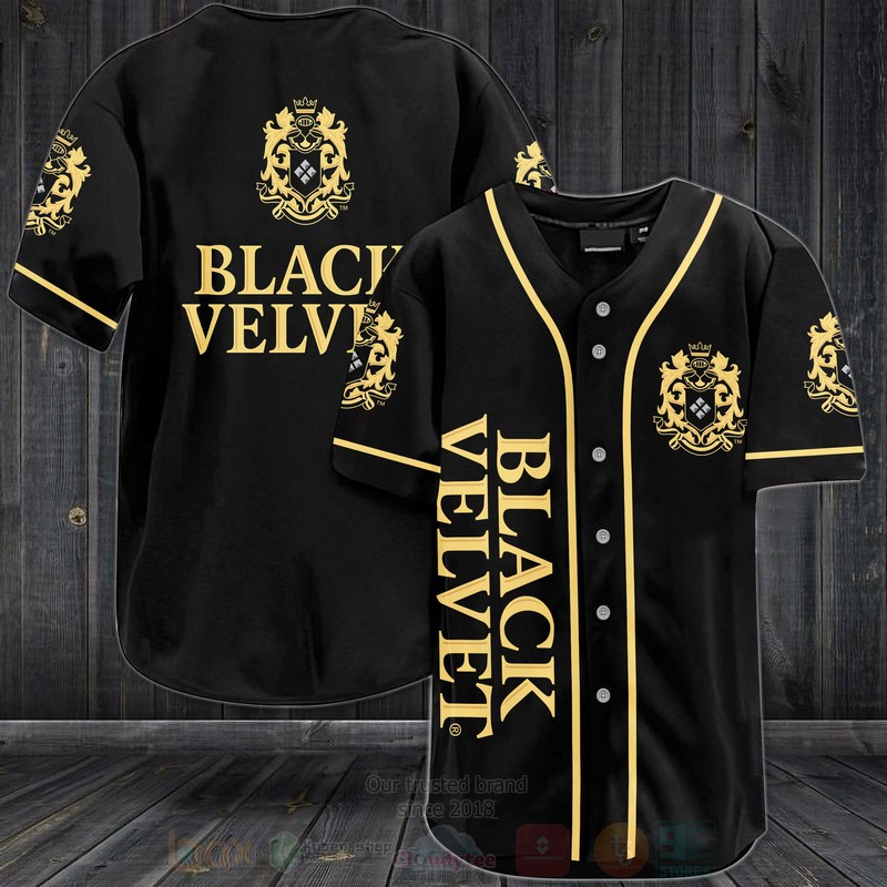 Black Velvet Canadian Whisky Baseball Jersey Shirt Black Velvet Canadian Whisky Baseball Jersey Shirt