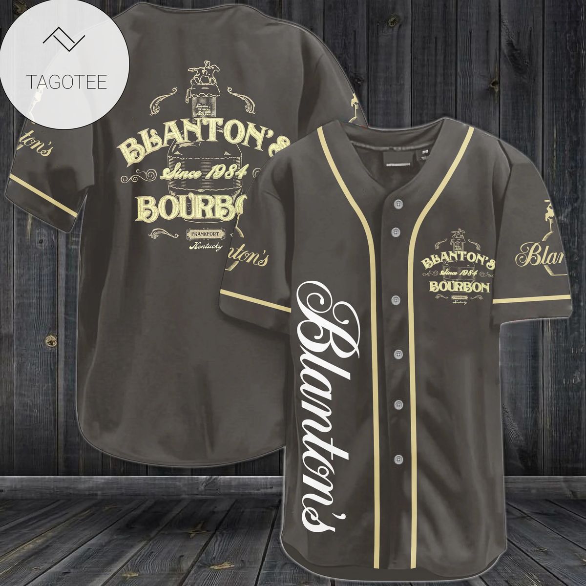 Blanton’S Bourbon Logo Baseball Jersey Shirt Blanton’S Bourbon Logo Baseball Jersey Shirt