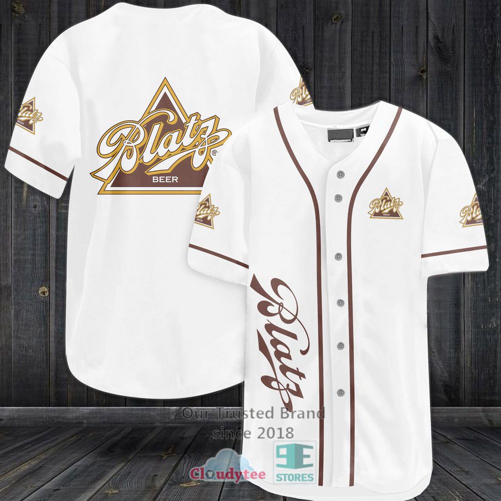 Blatz Beer Baseball Jersey Shirt Blatz Beer Baseball Jersey Shirt