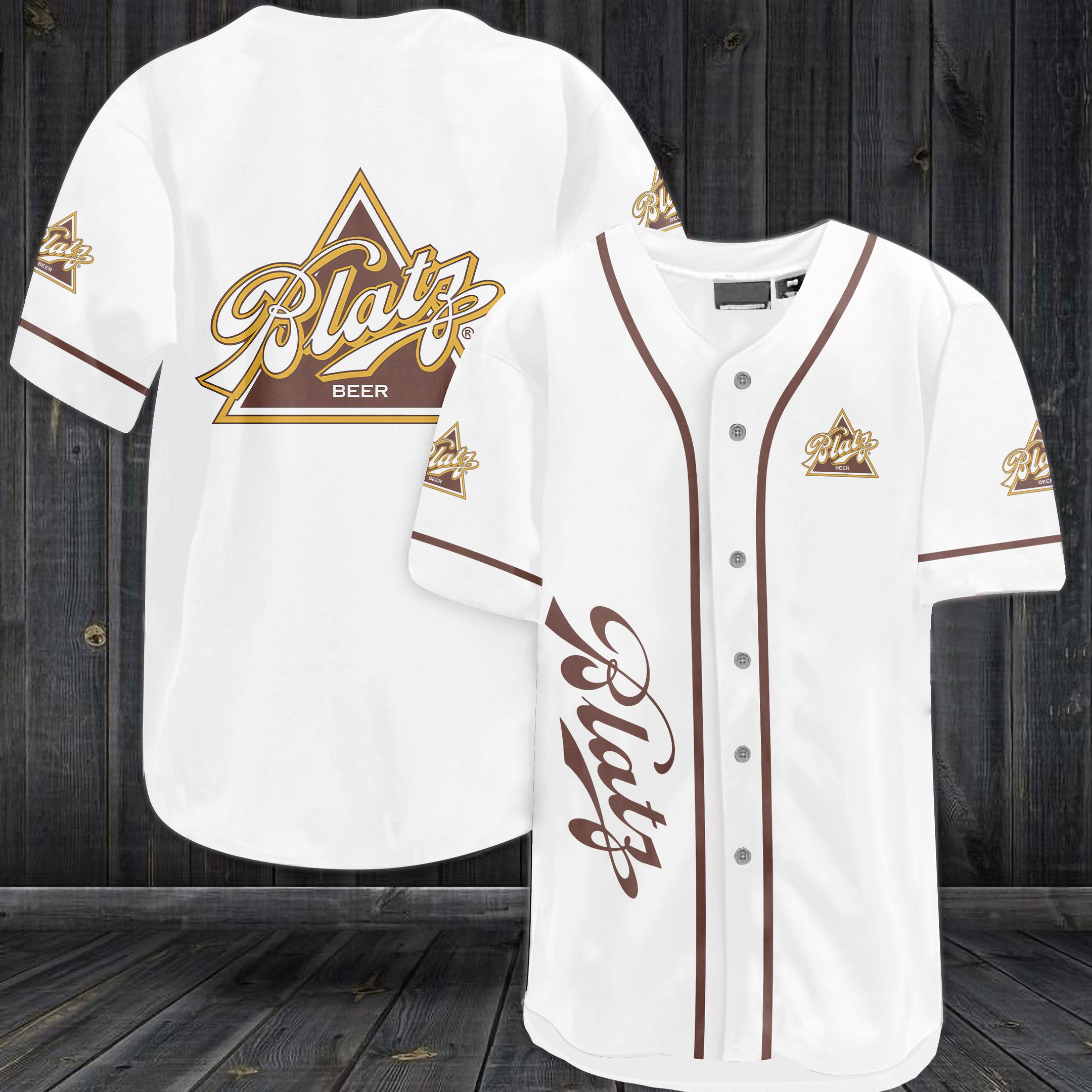Blatz Beer Baseball Jersey Blatz Beer Baseball Jersey