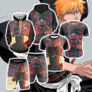 Bleach Kurosaki Ichigo 3D Hoodie All Over Print Hoodie4211 - 024457980b81