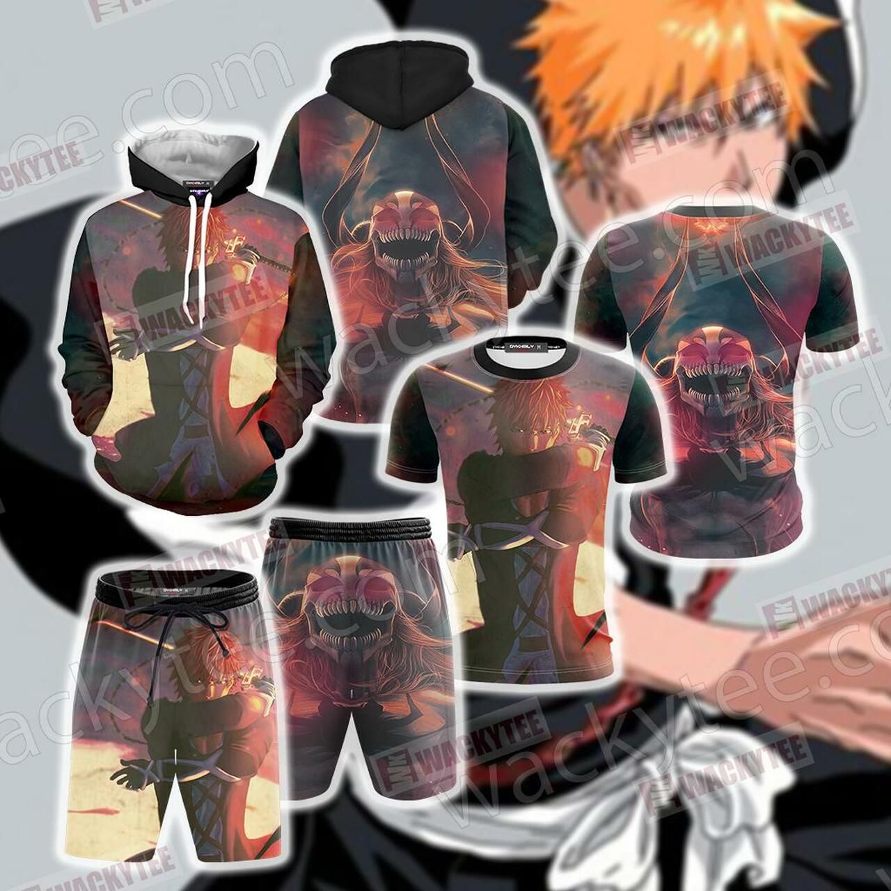 Bleach Kurosaki Ichigo 3D Hoodie All Over Print Hoodie4211 - 024457980b81 Bleach Kurosaki Ichigo 3D Hoodie All Over Print Hoodie4211 - 024457980b81