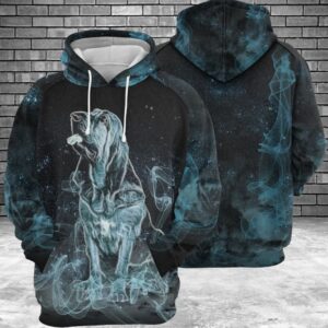 Bloodhound Galaxy 3D Printed Hoodie/Zipper Hoodie - 4b8abc6fed0d
