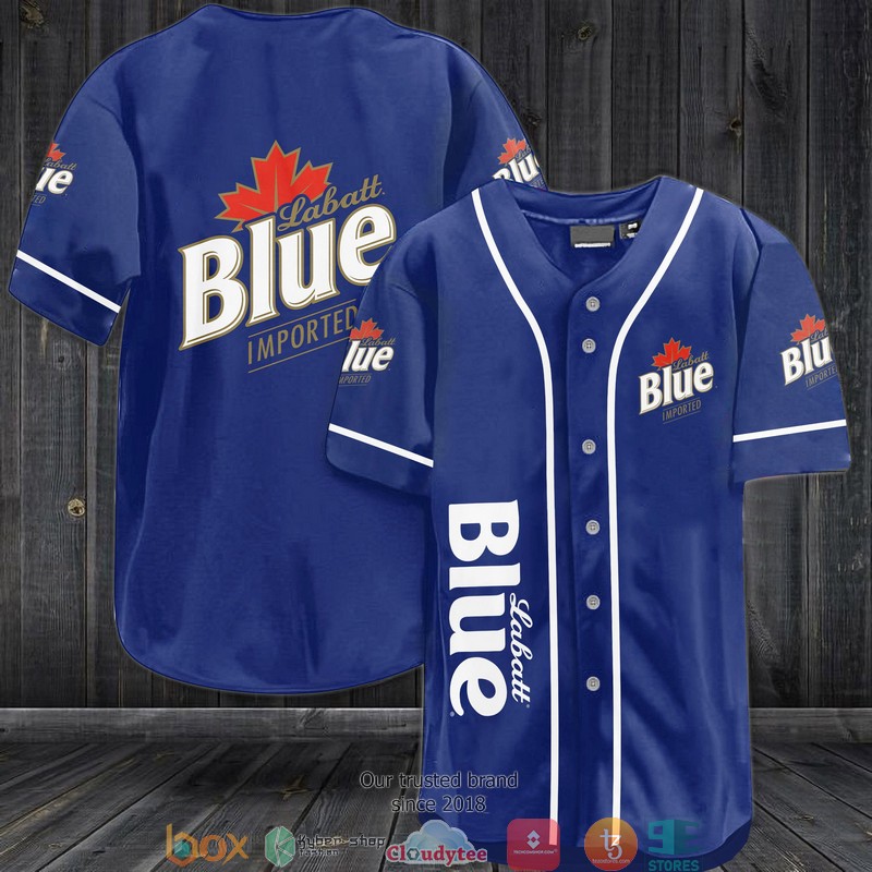 Blue Labatt Baseball Jersey Shirt Blue Labatt Baseball Jersey Shirt