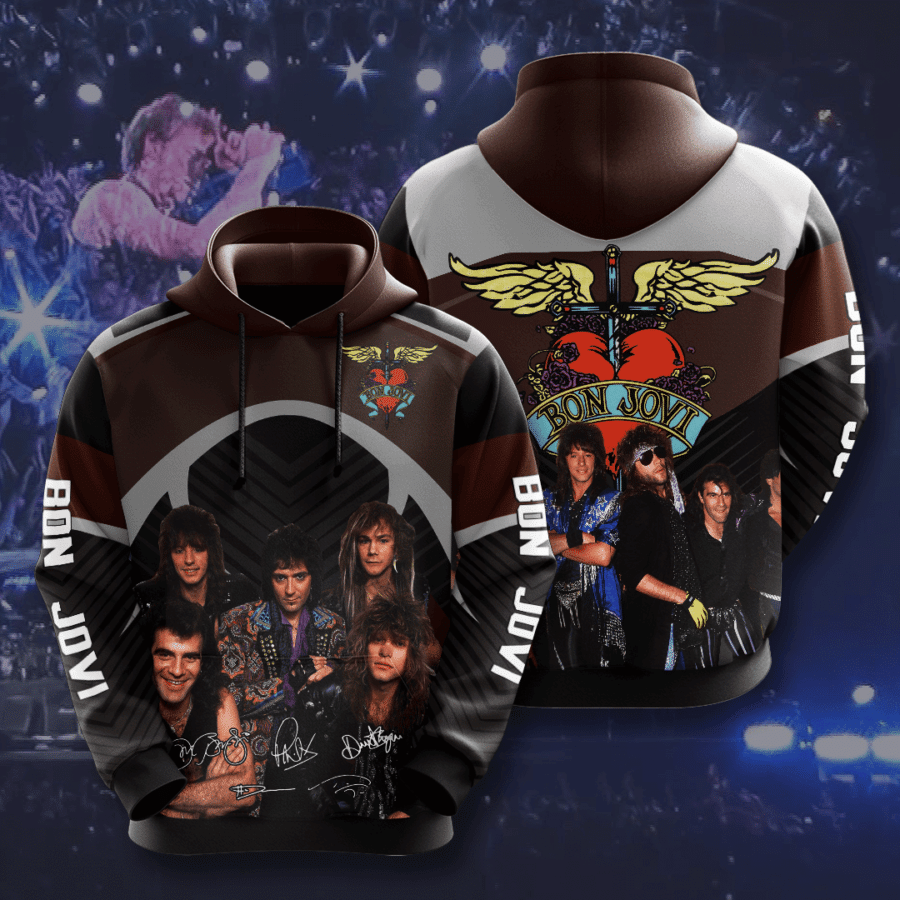 Bon Jovi 3D Hoodie - 4610d8639ab8 Bon Jovi 3D Hoodie - 4610d8639ab8