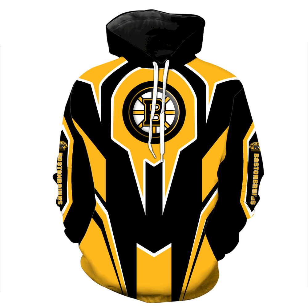 Boston Bruins New Full All Over Print 3D Hoodie For Men And Women - e4b4f0012e5f Boston Bruins New Full All Over Print 3D Hoodie For Men And Women - e4b4f0012e5f