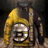 Boston Bruins Nhl Pullover And Zippered Hoodies Custom 3D Bud Light Graphic Printed 3D Hoodie All Over Print Hoodie For Men For Women - 53b477bc36ac