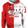 Boston Red Sox Legend Player Pullover And Zippered Hoodies Custom 3d Graphic Printed 3d Hoodie All Over Print Hoodie For Men For Women - ee8e4899cc56
