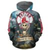 Boston Red Sox With Jack Skellington All Over Print 3D Hoodie - 0f2769596f86