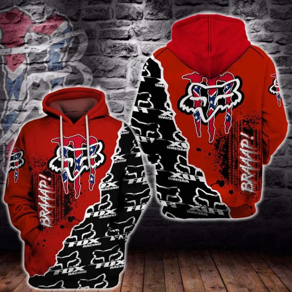 Braaap Sound Of Red Fox Racing Monster 3D Printed Hoodie/Zipper Hoodie - 199c9772aff3 Braaap Sound Of Red Fox Racing Monster 3D Printed Hoodie/Zipper Hoodie - 199c9772aff3